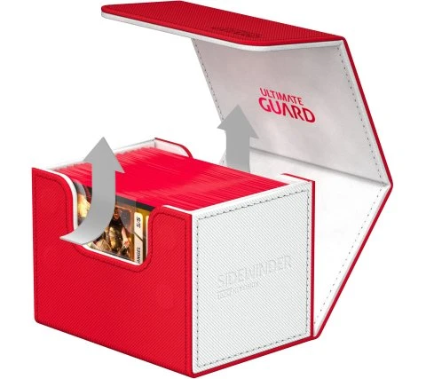 Ultimate Guard - Sidewinder 100+ XenoSkin SYNERGY: Red/White 4 Ultimate Guard - Sidewinder 100+ XenoSkin SYNERGY: Red/White - Afbeelding 4