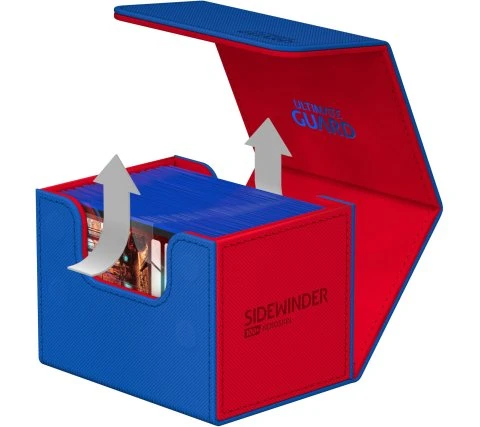 Ultimate Guard - Sidewinder 100+ XenoSkin SYNERGY: Blue/Red 4 Ultimate Guard - Sidewinder 100+ XenoSkin SYNERGY: Blue/Red - Afbeelding 4