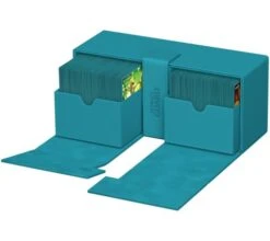 Ultimate Guard - Twin Flip'n'Tray 266+ XenoSkin: Petrol -DRAGON SHIELD Winkel ug 01364 4